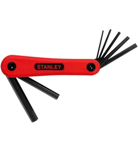 Stanley Anahtar-Set (7-Parçalı, 2.5/3/4/5/6/8/10 Mm, Silisyum-Çelik, Kod) 4 – 69 – 262 (Standart)