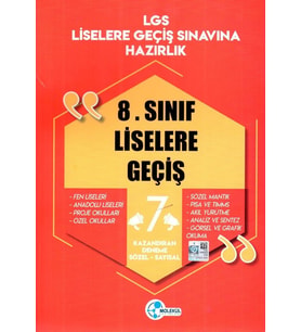 8. Sınıf LGS Sözel Sayısal 7 Kazandıran Deneme Molekül Yayınları