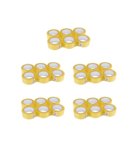 Bant Güçlü Sağlam Kaliteli Şeffaf Koli Bandı Bantı / 45 mm x 100 Metre / 6'lı 5 Paket - 30 Adet