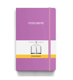VICTORIA'S JOURNALS NOTE BENE 9231 CLASSIC NOTEBOOK ESNEK KAPAK 13x21cm 70gr.400 SYF. ÇİZGİLİ DEFTER