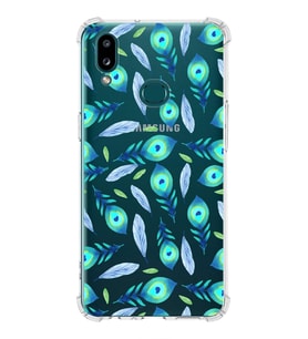 PrintiFy Samsung Galaxy A10s Uyumlu Nazar Boncuğu 3 Baskılı Şeffaf Köşe Korumalı Antişok Kılıf