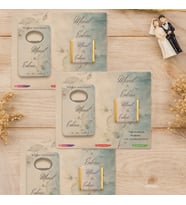 Nişan Nikah Düğün Hatırası Çikolatalı Açacak Magnet