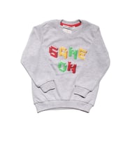 Erkek Çocuk Gri Game On Baskılı Tek Üst Sweat