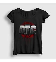 Presmono Kadın Siyah Roman Reigns Wwe Güreş Otc T-Shirt 524552tt