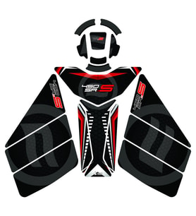 Grippatch CF Moto 450 SR (2023-2024) Uyumlu 17 Parça Tank Pad Seti GC16-R1