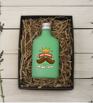 BK Gift Hediye Kutulu Kişiye Özel İsimli Baba Temalı Yeşil Tasarım Cam Şişede 200 ml Kolonya-3, Babaya Hediye, Babalar Günü Hediyeleri, Hediyelik Baskılı Kolonya