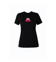 Trender 26YL71595004 Siyah Kadın T-Shirt Ayıcık Baskı