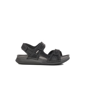 Ayakmod Siyah Anatomik Cırtlı Erkek Spor Sandalet 86.002 M