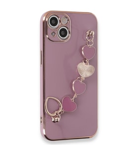 Iphone 14 Kılıf Esila Silikon - Mor