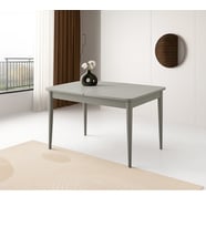 Ortadan Açılır Büyüyen Yemek Masası Açık Gri 70x120cm SADECE MASA FİYATIDIR