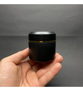 50 ml Plastik Krem Kutusu , 50 cc Siyah Renkli Kapaklı Krem Kavanozu x 3 Adet
