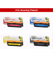 040 / Canon i-SENSYS LBP-710Cx İçin 4 Renk Çipli Muadil Toner Set