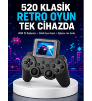 2025 A Kalite S10 Gamepad 520 Oyunlu TV Bağlantılı Retro Atari Konsolu Yeni Nesil