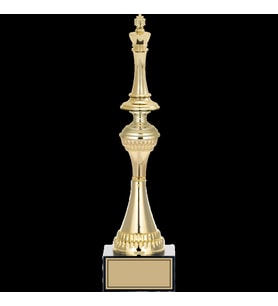 ODAK KUPA - Figürlü Kupalar - Satranç Figürlü Kupalar FG-029 A - 34 cm