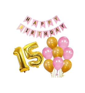 15 Yaş Doğum Günü Kız Pembe