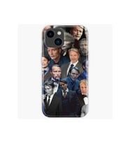 Iphone 11 Uyumlu Hannibal Lecter Mads Mikkelsen Kolaj Tasarımlı Şeffaf Kılıf