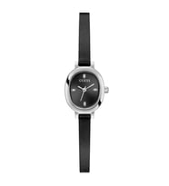 GUESS GUGW0925L1 SİYAH DERİ KORDON OVAL KADIN KOL SAATİ