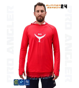 Fujin Pro Angler S24 Hooded Garnet M