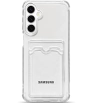 Teknomoda Samsung Galaxy A36 Kılıf Kartlıklı Anti Şok Korumalı Şeffaf Silikon Şeffaf Açık
