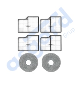 Roborock Saros 10- Saros 10R Uyumlu 4 Filtre 2 Mop PKT-iasgf0000896
