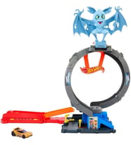 Hot Wheels Şehir Oyuncak Araba Parça Seti, Ayarlanabilir Döngü Ve Başlatıcılı Yarasa Döngüsü Saldırı (Çok Renkli)