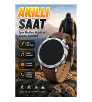 Çok Fonksiyonlu Akıllı Saat – Spor Modları, Müzik ve Kamera Kontrolü