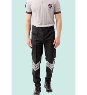Unisex Güvenlik Pantolonu Yansıtıcı Detay Münih Görevlisi (Füme)