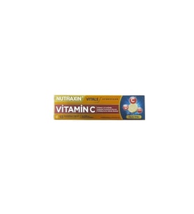 Nutraxin Vitamin C-D-Zinc 15 Efervesan Tablet