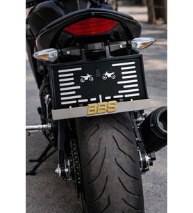 Tüm Motorlara Uyumlu motosiklet plakalığı BBS tasarımlı Plakalık 1 Adet