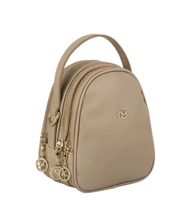 Nas Bag Mini Kadın Çapraz Çanta - Vizon Kuzu