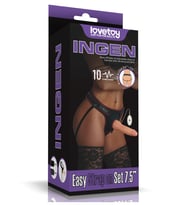 Censan Vibrating Easy Strapon Set 7.5 İnç Belden Bağlamalı