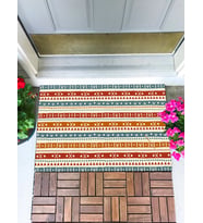 Dekoratif Kapı Önü Paspası Dekoratif Kapı Paspası Dış Mekan Paspas Ev Içi Paspası 45x70cm (Karışık)