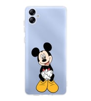 Samsung Galaxy A04e  Kamera korumalı Kapak Mickey Mouse Tasarımlı  Şeffaf Kılıf