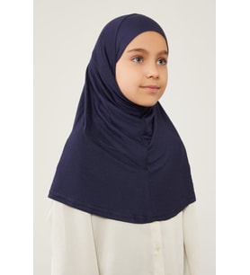 Lavender Pratik Çocuk Eşarp Lacivert CPX0309