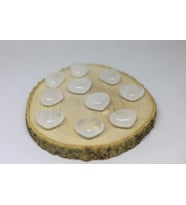 Kristal Kuvars Taşı Kalp Şekilli (14-16gr)