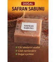 Herbliss Saf Safran Sabunu Doğal Safran Sabunu Katkısız Dökülme-Egzema-Kaşıntı Giderici