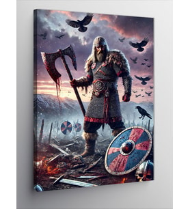Kanvas Tablo Viking Savaşçısı
