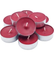 Kokusuz Küçük Renkli Mum 16 lı Tealight Mum Dekoratif Mum