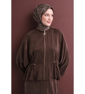 Armine Ekose Desenli Sura İpek Eşarp 9626DS