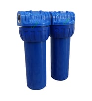 Sayaç Filtresi Yıkanabilir ve Pislik Tutucu Kartuşlu 10" inç (Siyah - Beyaz)