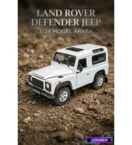 Land Rover Defender Araba 1/24 Diecast Koleksiyon Maket Model Araba