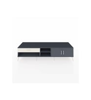 Kronos TV Ünitesi 2 Raflı Tek Çekmeceli 2 Kapaklı 220x59x51 Antrasit-Antrasit/Aytaşı
