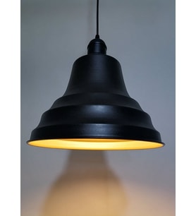 RİOLİGHT RETRO SİYAH İÇİ GOLD TEKLİ METAL SARKIT ÇAP: 27CM