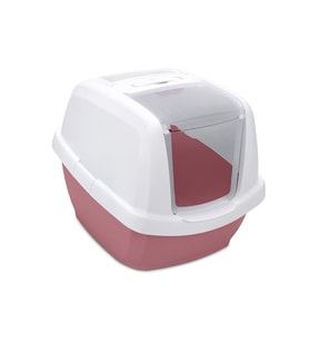 Imac Maddy Junıor Kapalı Kedi Tuvaleti Pembe/beyaz 57x43x41cm