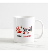 Kardiovaskuler Cerrah Kupa Bardak (2. Tasarım) (Beyaz)