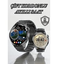 Çift Kordonlu Yüksek Çözünürlüklü Akıllı Saat Uyku İzleyici & Spor Modları