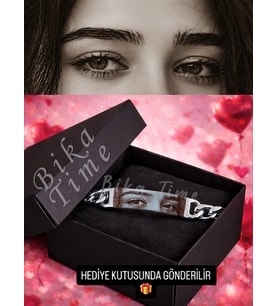 Çelik Bileklik Erkek veya Kadın Kişiye Özel Bileklik - PASLANMAZ-KARARMAZ