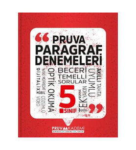 5. Sınıf Paragraf Denemeleri Pruva Akademi