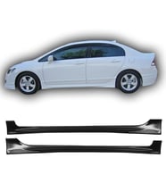 Honda Civic Fb7 Mugen Yan Marşpiyel Seti Plastik 2 Adet Mat Siyah 2012 2013 2014 2015 2016 karlık+ek+bodykit