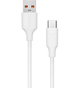 Type-C ile Uyumlu iPhone ve Samsung ile Uyumlu Hızlı Şarj ve Data Kablosu 100 cm (Beyaz)